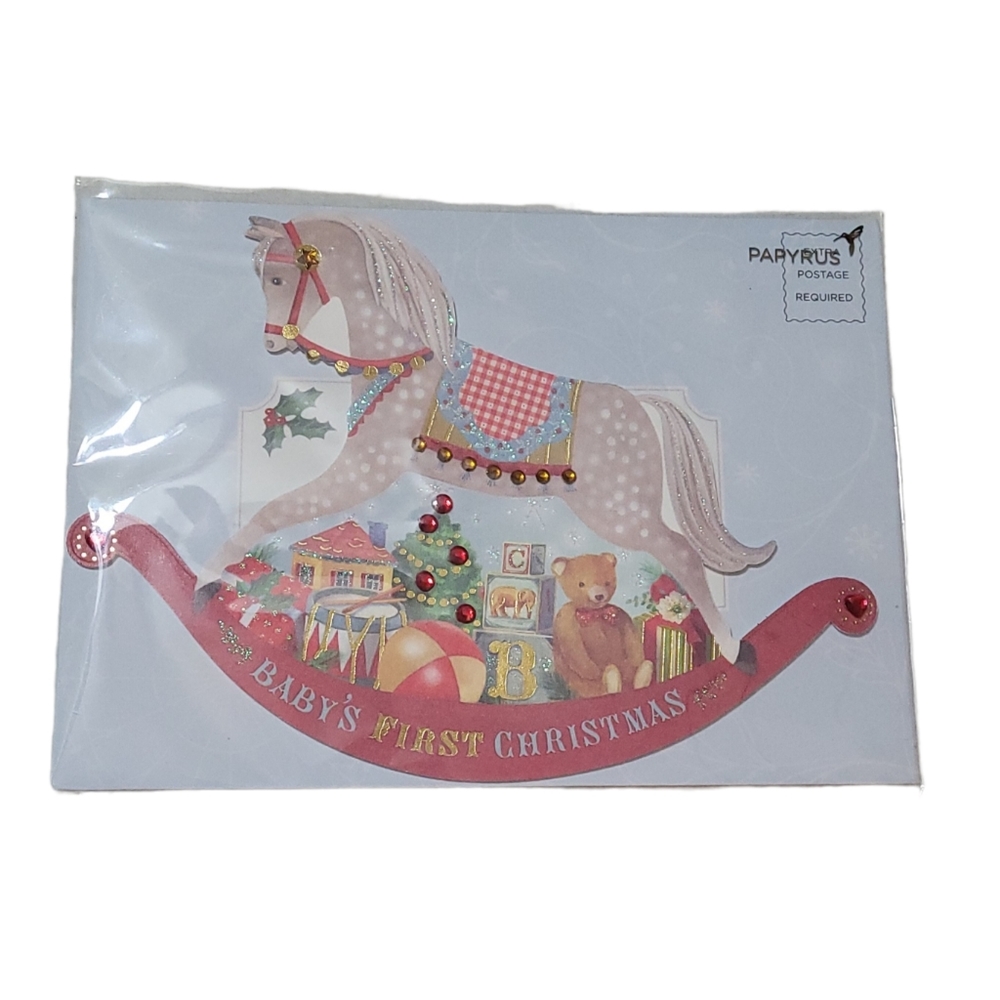 Papyrus "Baby's First Christmas" card